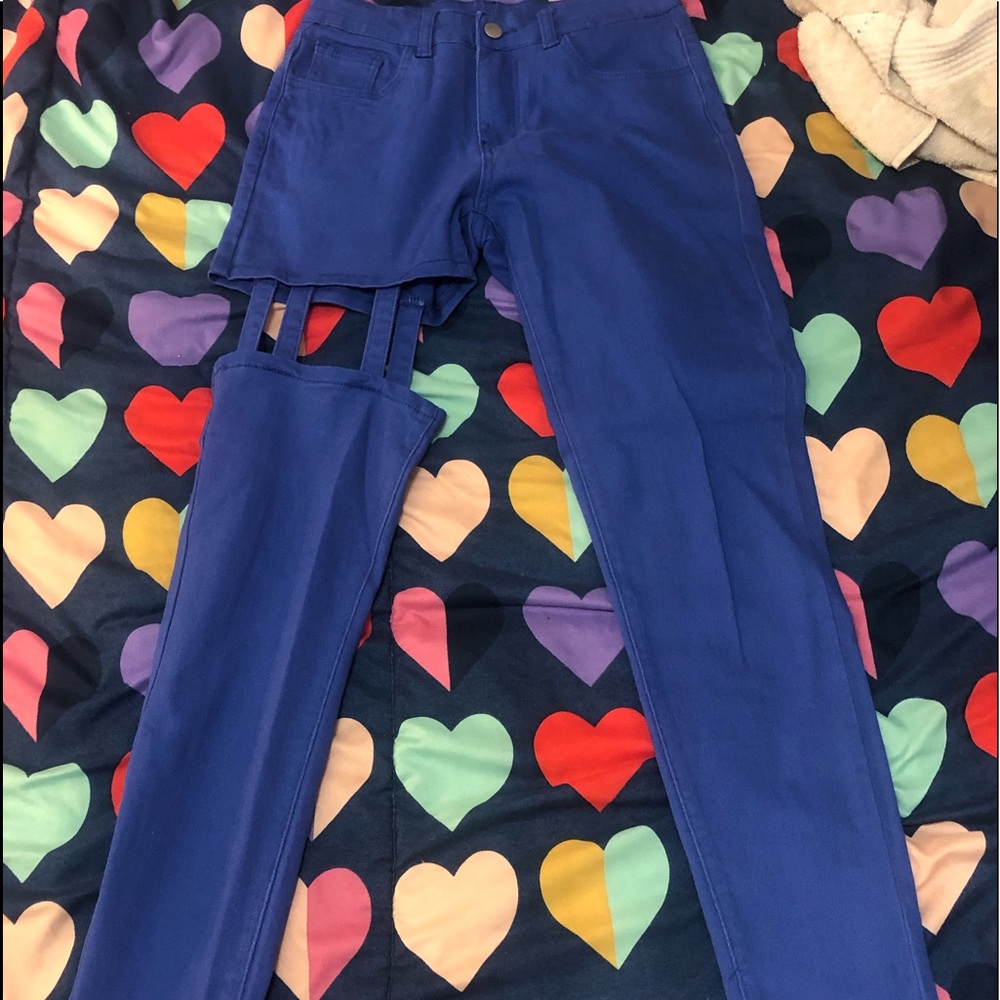 Blue shein jeans size M